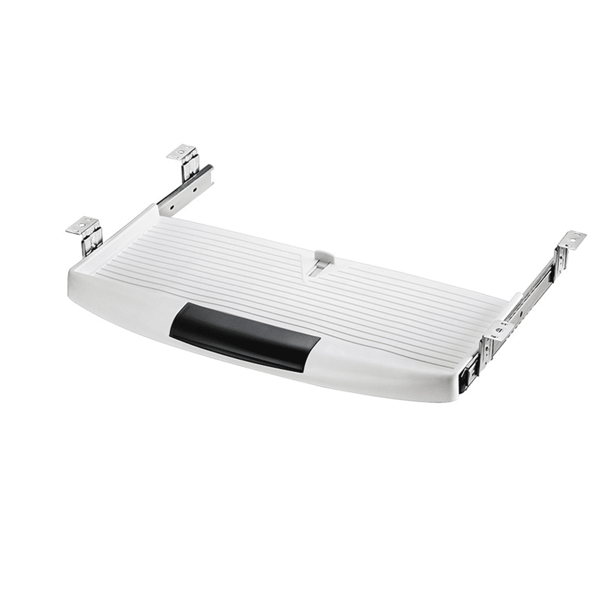 Keyboards Tray Under Desk Keyboards Stand Slide Pull Out Computer Keyboards Drawer Multi-Purpose Drawer White,1 x Keyboards Tray,White