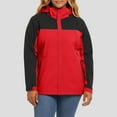 thumbnail image 4 of GEWSEY Women Ski Jacket Waterproof Insulated Winter Snow Coat for Skiing Snowboarding Rain Coats Oversize Unisex (Red, 5XL), 4 of 6