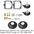 thumbnail image 4 of Kit de reparación de diafragma de carburador para Yamaha Virago Xv 750 1988-1997 Afortunado Sencillez, 4 of 5