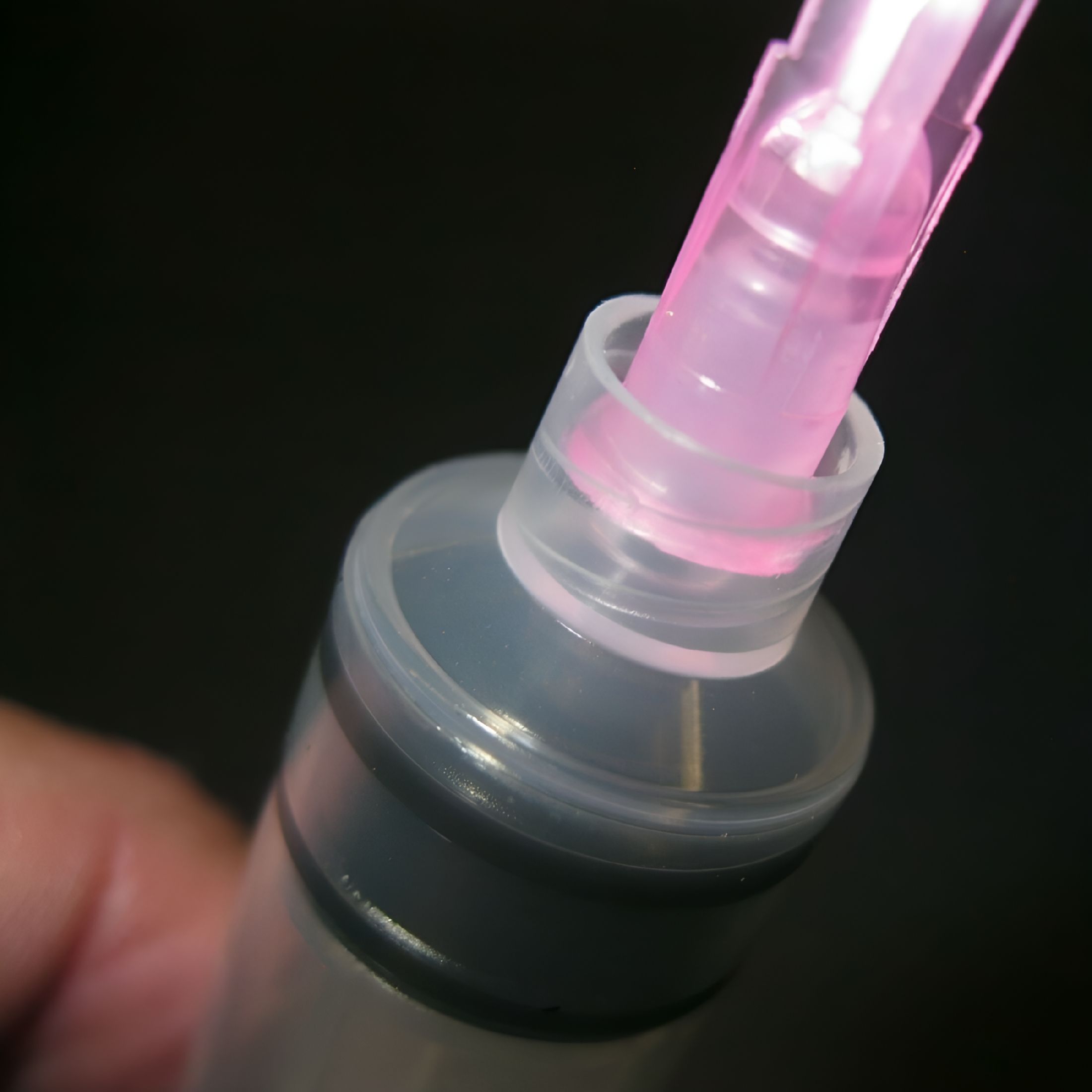 XIRQI 100x 10mL Syringes Luer Lock Screw Tip Liquid Plastic 10cc Sterile Feeder Clear