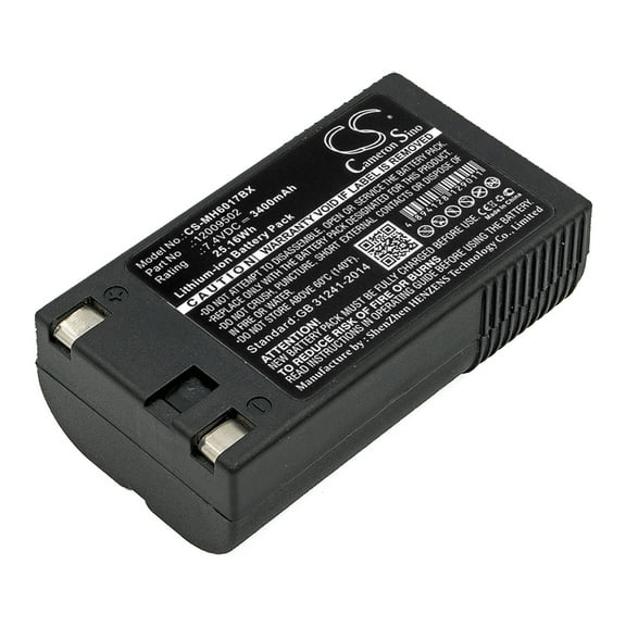 120095 12009502 Battery for Pathfinder 6032, Handiprinter 6017  3400mAh
