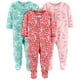 thumbnail image 1 of Pijamas Simple Joys de Carter's Baby Girls, paquete de 3, 12 meses, 1 of 4