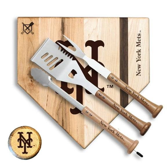 Baseball BBQ New York Mets 17'' Slugger Combo Set