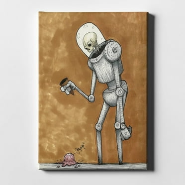 epic graffiti"puh-lop by craig snodgrass giclee canvas wall art 26" x 40"