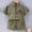 Green, variant on Kiplyki Flash Baby's Set Summer Toddler Kids Boys' Casual Solid Shirt Short Sleeve Shorts Suit