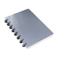 thumbnail image 2 of shyuyusa Solid Color Mushroom Button Loose-Leaf Notebook Writing Pad for Daily Journaling Work Record and Life Log Organization, 2 of 6