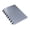 Gray, variant on Refillable Discbound Notebook, 8.26×6.29 Inch Notebook for Desk, Classroom Office