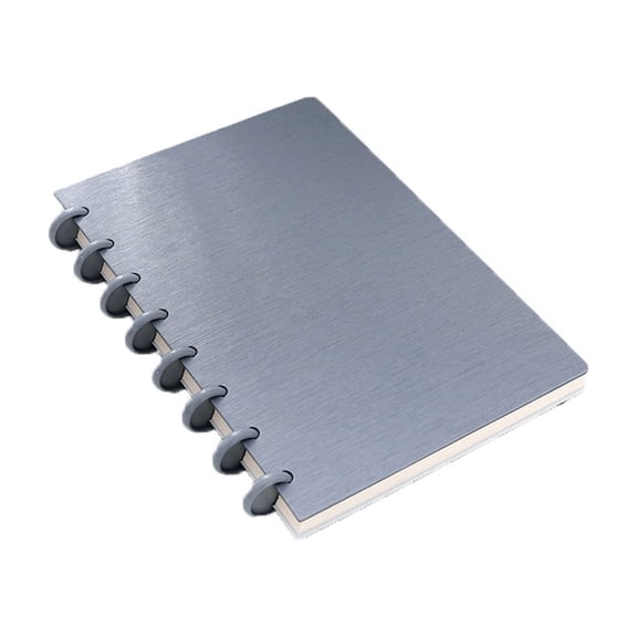 Refillable Discbound Notebook, 8.266.29 Inch Notebook for Desk, Classroom Office