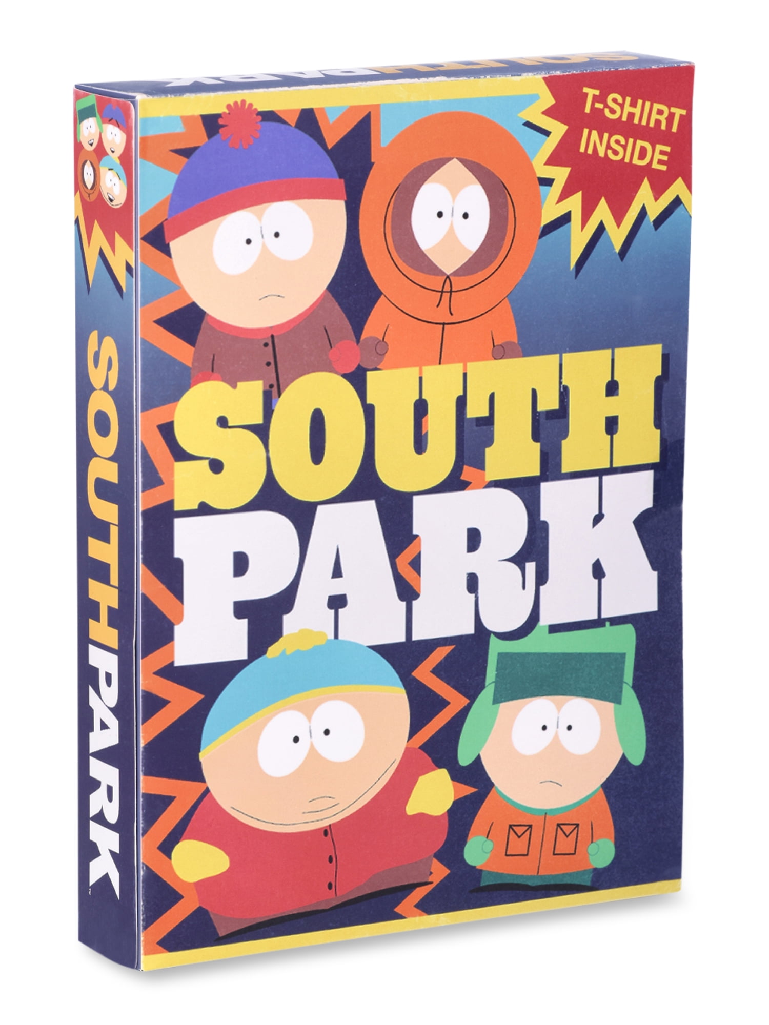 South Park, Mens Apparel Graphic T-Shirt, Sizes S-3XL, in VHS Box Package (Men's Big & Tall)