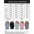 thumbnail image 5 of Chandails en Molleton à Manches Longues pour Femmes Col Quart 1/4 Zip Pull Décontracté Uni avec Poches (S-2TG), 5 of 5