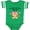 Football Green and White, variant on Inktastic My Nana and Papa Love Me with Cute Kitten and Flowers Boys or Girls Baby Bodysuit