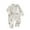 C White, variant on Newborn Onesies Girl Infant Boys Girls Soft Breathable Long Sleeve Flowers Prints Ribbed Romper Newborn Jumpsuit Barboteuse Bebe Fille White 12 Months-18 Months