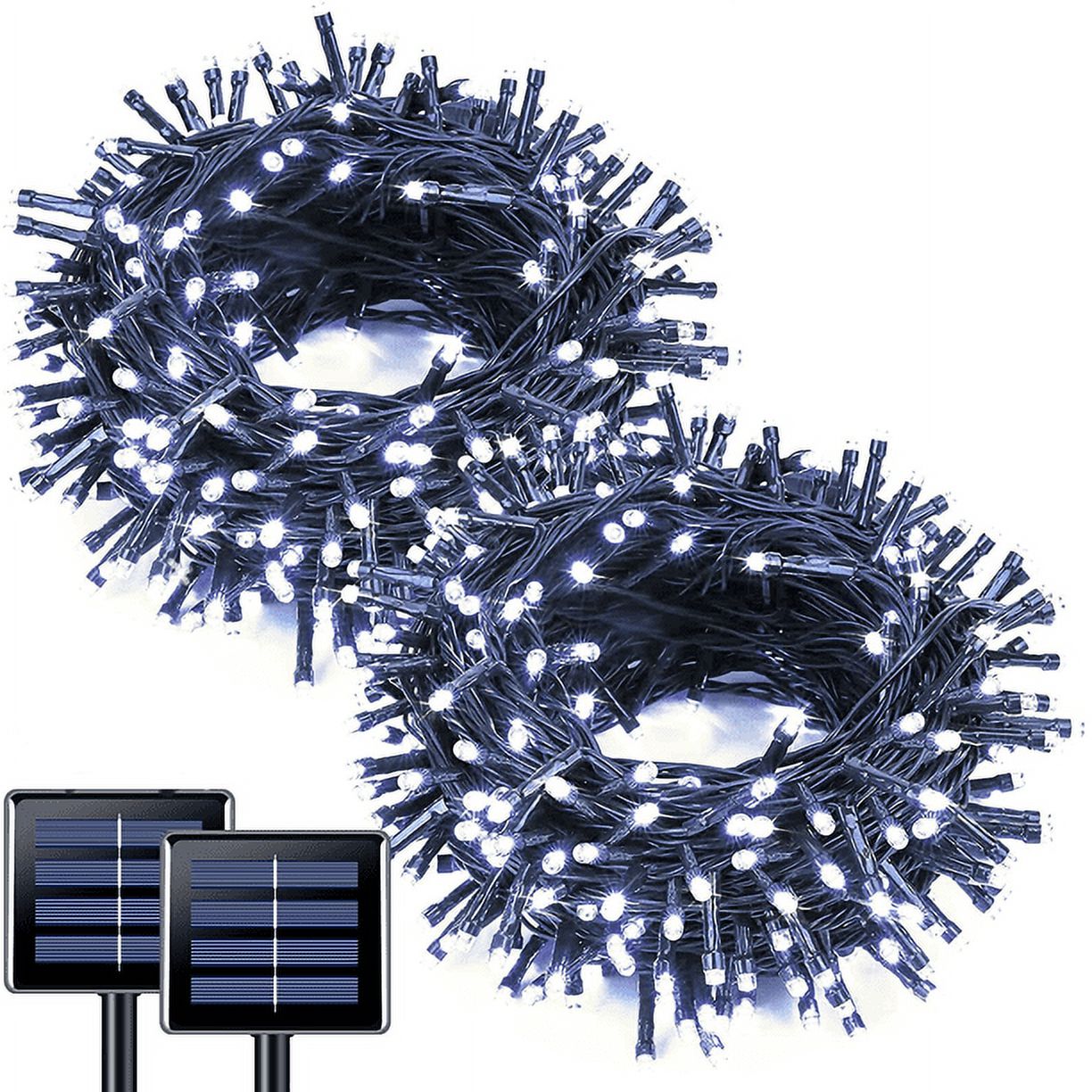 GooingTop 2-Pack Solar String Lights, 320 LED, 104.6 Ft