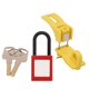 thumbnail image 4 of Circuit Breaker Lock Kit, Compact Reinforced Nylon Breaker Padlock Pin Fixing Insulation With 2 Keys For Power Security System, 4 of 8