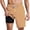 Orange, variant on KIHOUT Men's Striped Print 2-in-1 Compression Lined Quick Dry Swim Trunks Elastic Drawstring Waist Beach Shorts