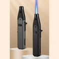 thumbnail image 4 of Butane Torch Lighter,Jet Flame Refillable Pen Lighter,Multi-Functional Direct Spray Igniter for BBQ,Outdoor&Welding,Windproof,360°Inverted Ignition,Safety Lock,1300°C High-Temperature Resistant, 4 of 9
