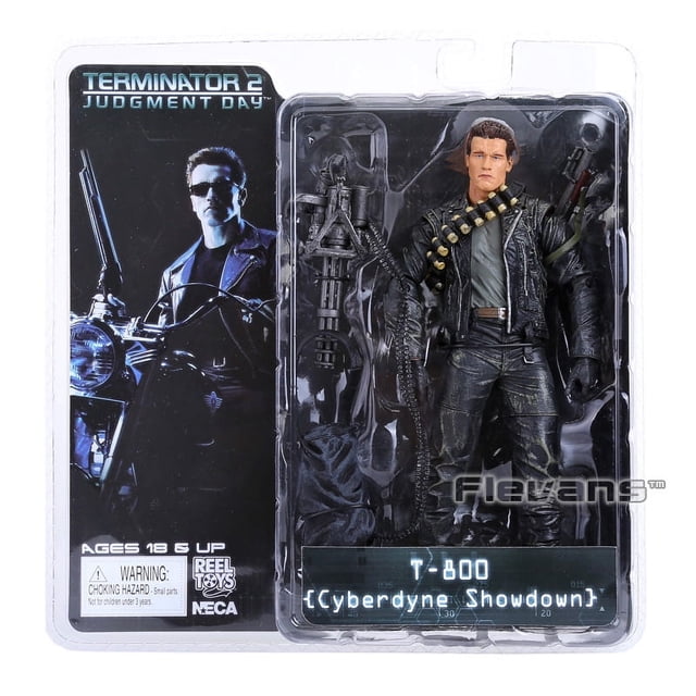 Figura de acción de NECA Terminator T-800 Endoskeleton de PVC, modelo coleccionable, juguete de 7 tipos, 18 cm