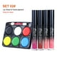 thumbnail image 2 of Juego de brillo de labios de pintura facial de Halloween lavable para niños adultos maquillaje de vampiro payaso Cgtredaw Para estrenar, 2 of 7