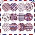 thumbnail image 6 of 24 Sheets Patriotic Pattern Paper, 12x12 inch American National Day Textured Double Sided Craft Paper for DIY Background Card Making Scrapbook Photo Album Decorations, 6 of 7