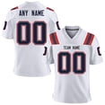 thumbnail image 3 of Camiseta de fútbol americano personalizada de los New England Patriots con nombre y número impresos, uniforme del equipo para hombres, mujeres y jóvenes, regalo para fanáticos, 3 of 4