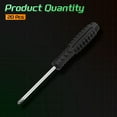 thumbnail image 3 of Uxcell 20pcs PH1 Mini Phillips Screwdriver #1 3.9" Length Screwdrivers 2.2" Carbon Steel with Ergonomic Handle for DIY Repairing, Black, 3 of 7