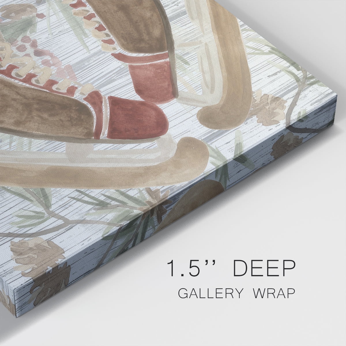 Pinecone Lodge I- Gallery Wrapped Canvas