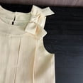 thumbnail image 6 of TOWED22 Girls 2 Piece Summer Clothes Outfits Sleeveless Floral Lace Trim Top & Shorts Toddler Baby Girl Set 1-8Y(White,4-5 Y), 6 of 8