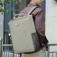 thumbnail image 4 of Mochila aislada tela oxford bag de almuerzo a gran capacidad gris, 4 of 7