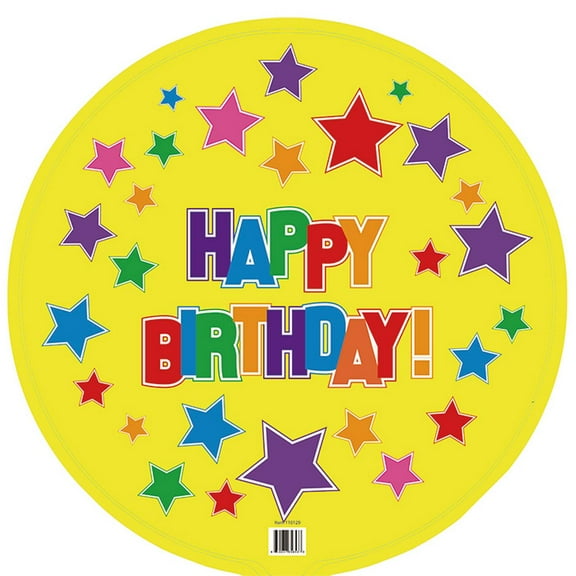 Harnel 18" Birthday Mylar Balloons for all ages - Pack of 10