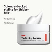 Keeps Thickening Pomade for Men - Medium Hold Styling Pomade - 3 Oz
