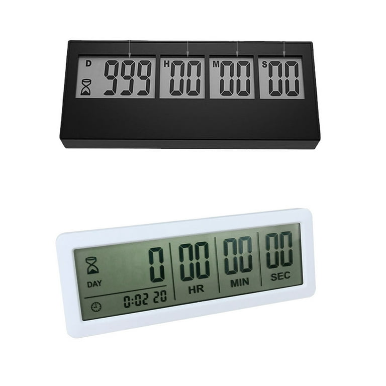 Ofspeizc Reusable Countdown Clock for All of The Big Events in Your Life| Up to 999 Day Countdown Timer, Black
