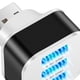 thumbnail image 2 of USB2.0 HUB Adaptador 3 Puertos Cargadores Rápidos Con Indicador LED (Negro), 2 of 9