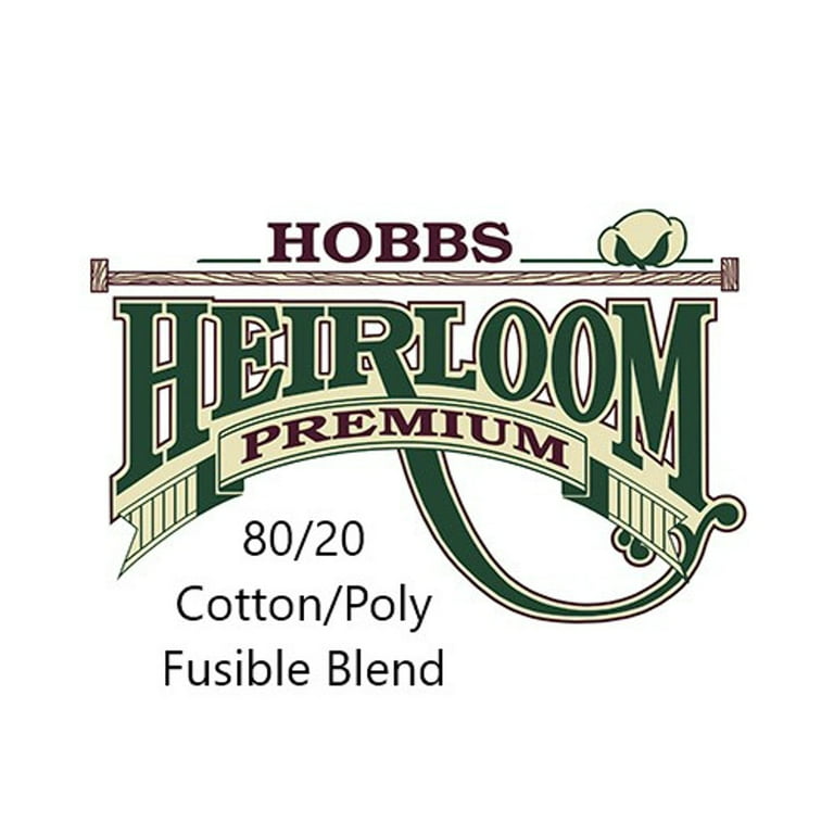  Hobbs Batting Heirloom 80%/20% Cotton/Poly Queen Size: 90 x  108 Quilt Batting
