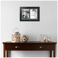 thumbnail image 2 of ArtToFrames Collage Photo Picture Frame with 2 - 5x7" Openings, Framed in Black with Mountain Grey and Black Mats (CDM-3926-2368), 2 of 8