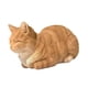 thumbnail image 5 of Figura de gato durmiendo, estatua decorativa, adorno para césped, estatua de animal de resina. Naranja, 5 of 9