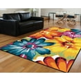 thumbnail image 2 of Tayse Symphony Area Rug SMP1005 Contemporary Multi Petals Buds 5' 3" x 7' 3" Rectangle, 2 of 3