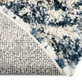 thumbnail image 5 of Unique Loom Serenity Shag Collection Area Rug - Vigie (7' Round Blue/Ivory), 5 of 9