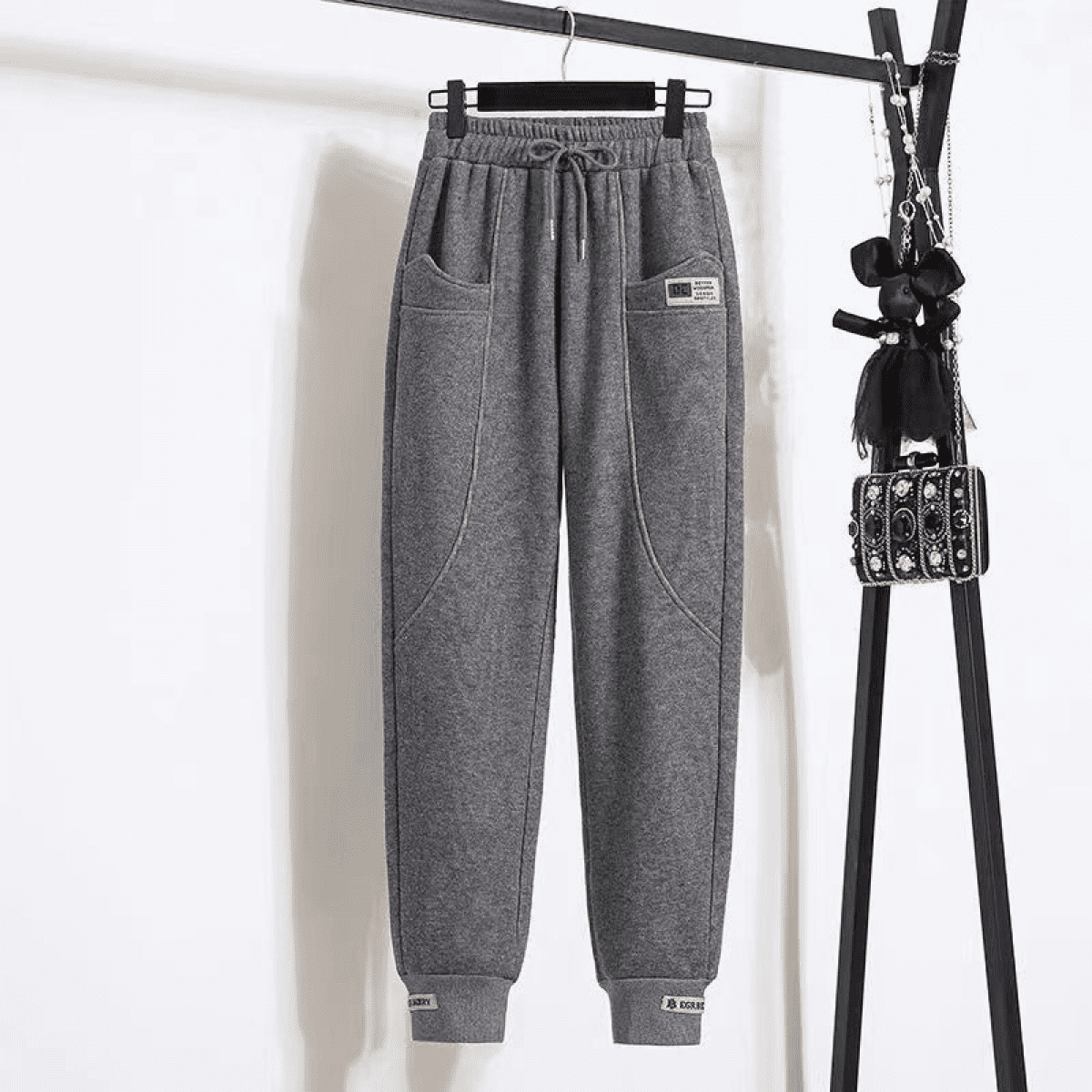 Ouuobag Womens Fleece Lined Sweatpants 