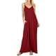 thumbnail image 1 of Puntoco Vestidos Mujer Verano Vestido De Verano para Mujer Vestido Informal Sin Mangas con Cuello En V Vestido Suelto con Tiras Vestidos Largos De Color Sólido con Bolsillo, 1 of 4