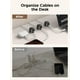 thumbnail image 5 of Soporte organizador de cables magnético UGREEN, paquete de 6, negro, 5 of 8