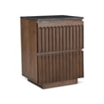 thumbnail image 2 of Pemberly Row Modern Solid Wood Frame 18" Mini Nightstand in Black, 2 of 4