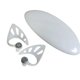 thumbnail image 1 of Auriculares inalámbricos Elf Ear Auriculares LED IPX4 blancos, 1 of 7
