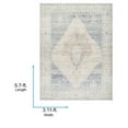 thumbnail image 5 of Livabliss x Becki Owens Luca Vintage Medallion Area Rug,3'11" x 5'7",Pewter, 5 of 11