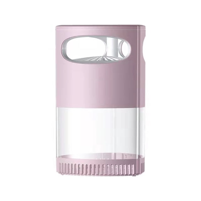 Lámpara antimosquitos con carga USB, conductos de aire múltiples, antimosquitos eléctrico para interiores, sala de estar, color rosa
