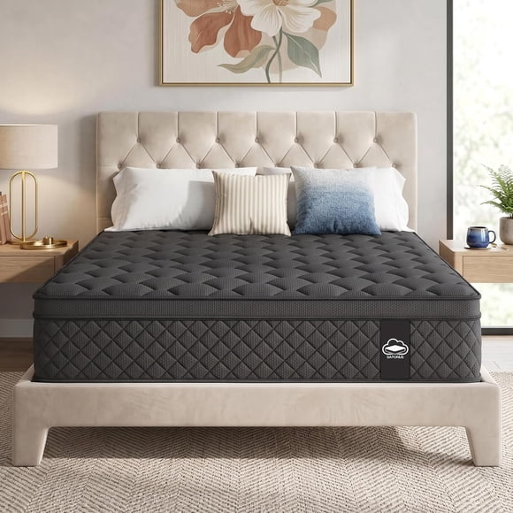 Colchón Memory Foam 20 cm con Gel Refrescante, Firmeza Media y Soporte Ergonómico, Colchón en Caja Matrimonial XL