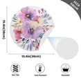 thumbnail image 4 of Ryvnso Flower Bouquet Round Plate Mats Dining Table Placemat Set of 6 for Holiday Decoration, 4 of 7