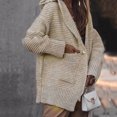 thumbnail image 2 of Vedolay Cardigan Sweaters for Women 2023 Lightweight Crochet Knit Cardigans Button Down Sweaters Shrugs Beige,One Size, 2 of 5
