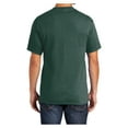 thumbnail image 2 of Mens Core Blend Cotton/Polyester Tee Shirt Dark Green L, 2 of 6