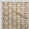 thumbnail image 4 of oneOone Cotton Flex Brown Fabric Geometric Quilting Supplies Print Sewing Fabric By The Yard 40 Inch Wide, 4 of 4