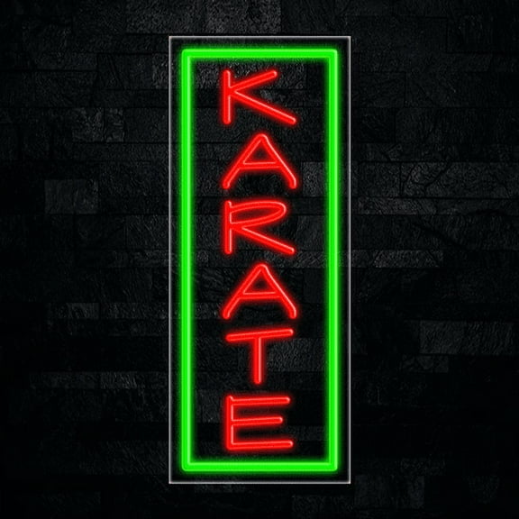 Karate LED Neon Sign 12"L x 30"H #31583
